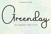 Greenday, a Handwritten Font by InermediaSTUDIO (Thumbnail 1 of 8)