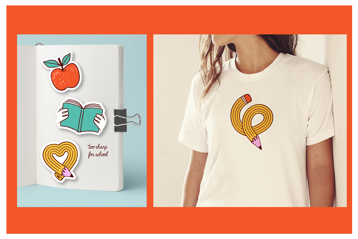 Fun Back to School Doodle Set, an Illustration by Marish (Photo 8 of 9)