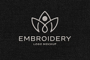 Fabric Embroidery Logo Mockup, a Mockup by Design Squad (Thumbnail 1 of 4)