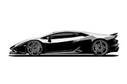 Car Silhouette Vector Art bundle, an Illustration by yasushie (Thumbnail 5 of 9)