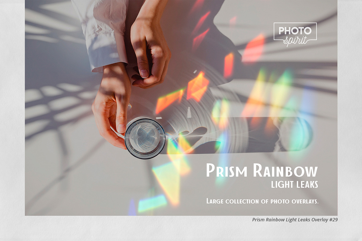 Prism Rainbow Light Leaks Overlays, a Brushes & More by PhotoSpirit (Photo 1 of 8)