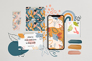 Abstract Flora Patterns, an Object Graphic by Cozy pattern shop (Thumbnail 8 of 8)