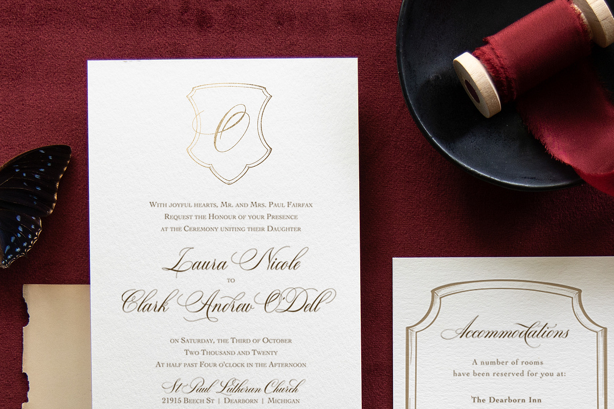 Classic Illustrated Wedding Crests, an Illustration by Blushed Design by Katrina (Photo 3 of 5)