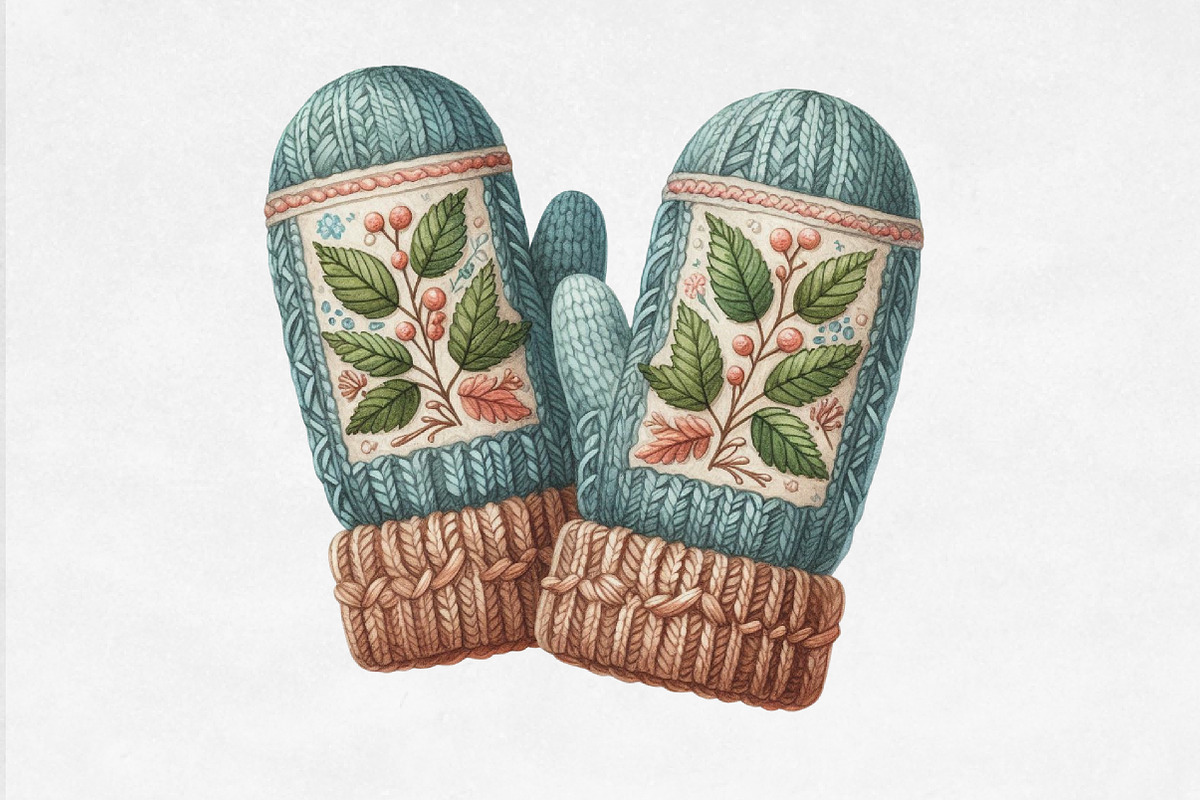 Crochet Autumn Sublimation Clipart, an Illustration by Designking (Photo 3 of 4)