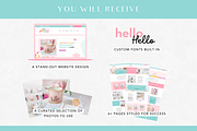 Playful Wix Website Template, a Wix Template by Design Pixie (Thumbnail 5 of 8)