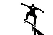 skateboard trick silhouettes showcas, an Illustration by Amazin_art (Thumbnail 30 of 31)