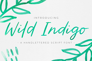 Wild Indigo Script Font
