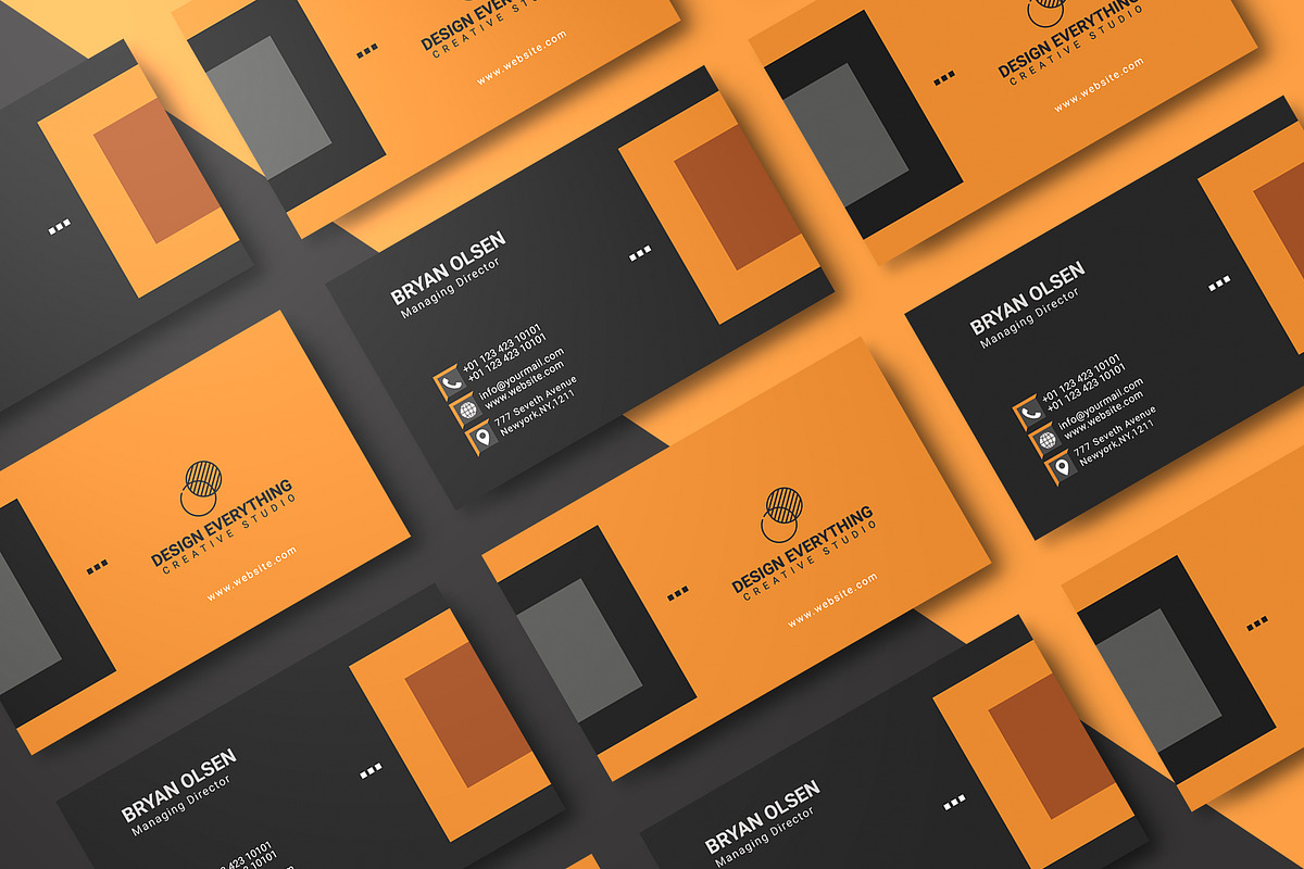 100 Business Card Template Bundle, a Business Card Template by Smashing_Studio (Photo 21 of 80)