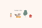 Cute animals and cars, an Animal Illustration by cutelevindesign (Thumbnail 11 of 11)
