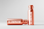 Aluminum Water Bottle Mockup Bundle, a Packaging Mockup by pmvch (Thumbnail 17 of 51)