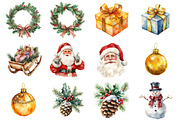 Cosy Christmas Clipart, Christmas, an Illustration by Design Market (Thumbnail 3 of 3)