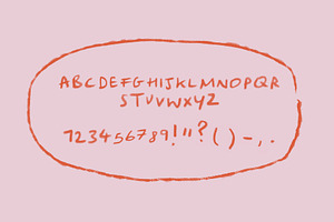 Zine Font SVG A Handwritten Font