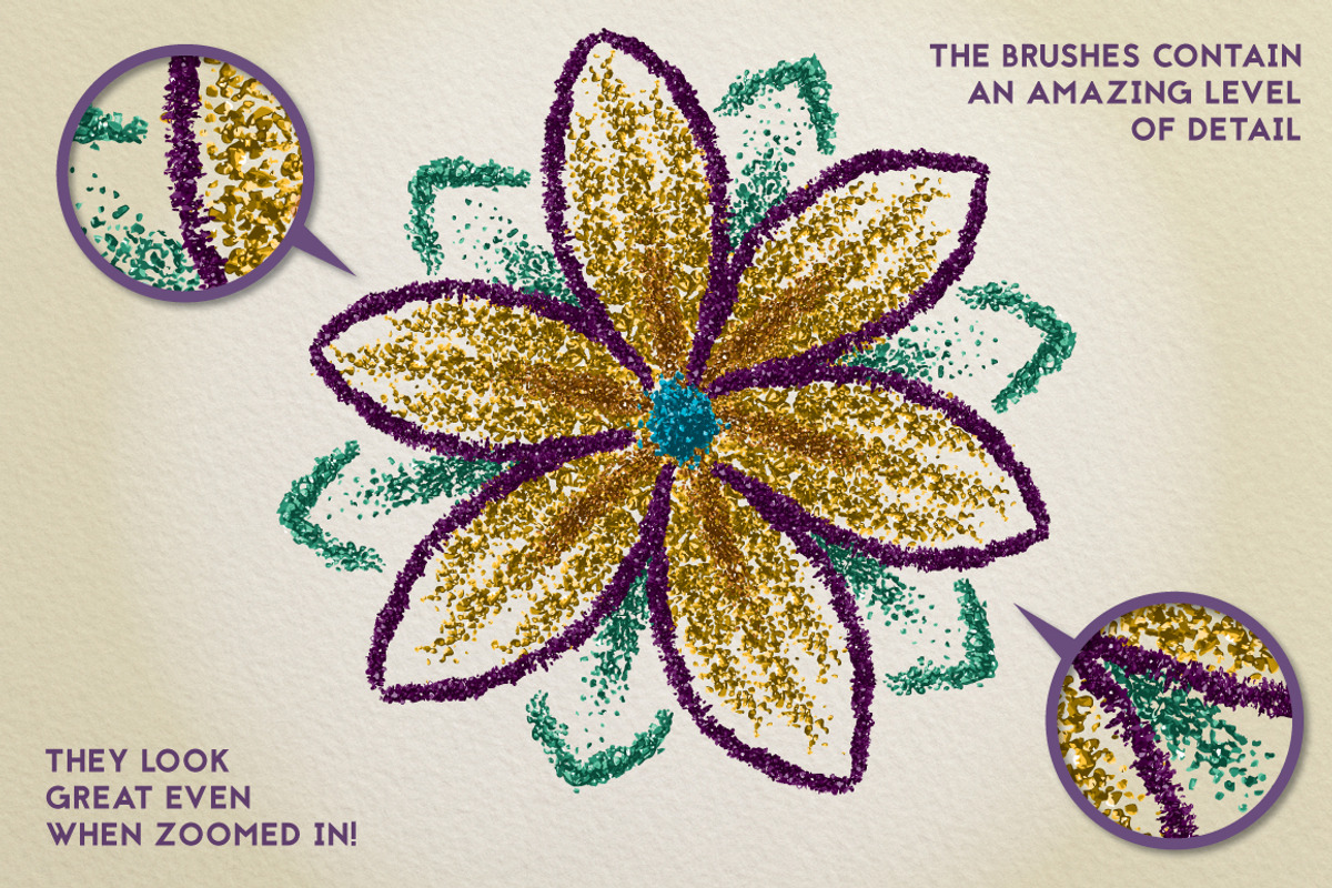 Glitter Brushes, a Brush Add-On by The Artifex Forge (Photo 2 of 8)