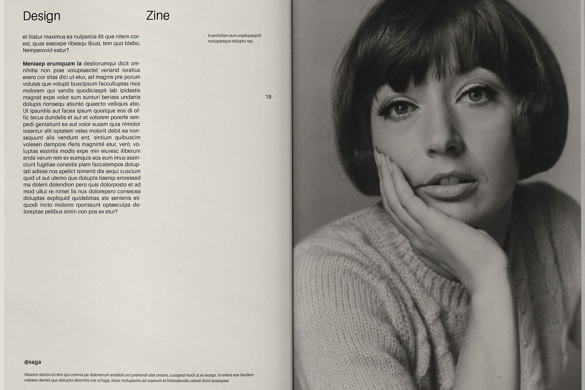 Minimalistic Magazine Template⸻Meg, a Magazine Template by Studio Viita (Photo 1 of 7)