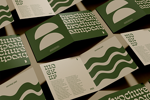 Set of Bifold Brochure Mockup, an Advertising Mockup by Hubzway