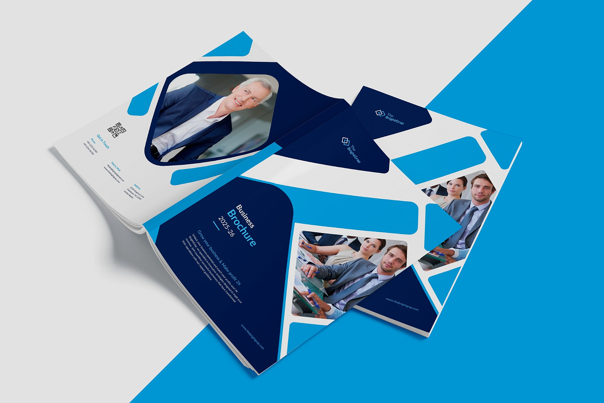 Company Profile Brochure Canva, a Brochure Template by TheBrightGrap (Photo 8 of 8)