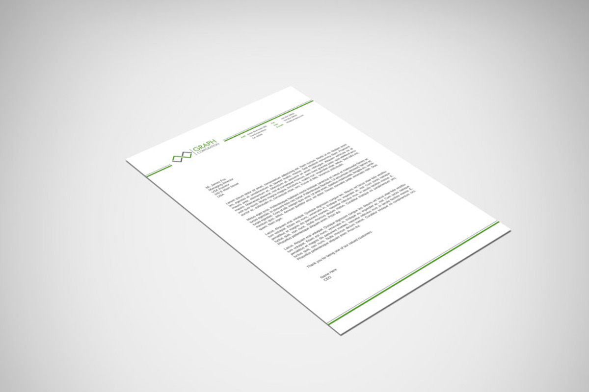 Letterhead, a Stationery Template by asimalikhan555 (Photo 3 of 9)