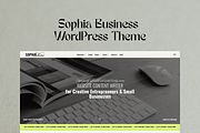 Copywritting WordPress Theme Sophia, a WordPress Template by Lovely Confetti (Thumbnail 4 of 5)