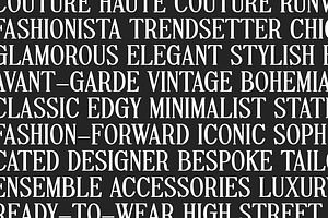 COUTURE Classic Serif Display Font