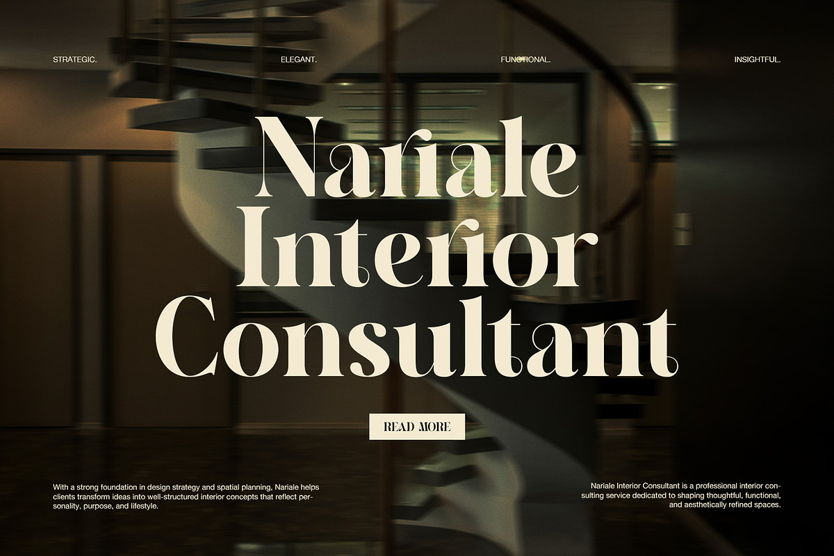 Bagria Elegant Serif Font, a Serif Font by Perfectype (Photo 4 of 8)