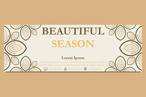 Abstract Floral Banner Template, a Marketing Template by sekitarief