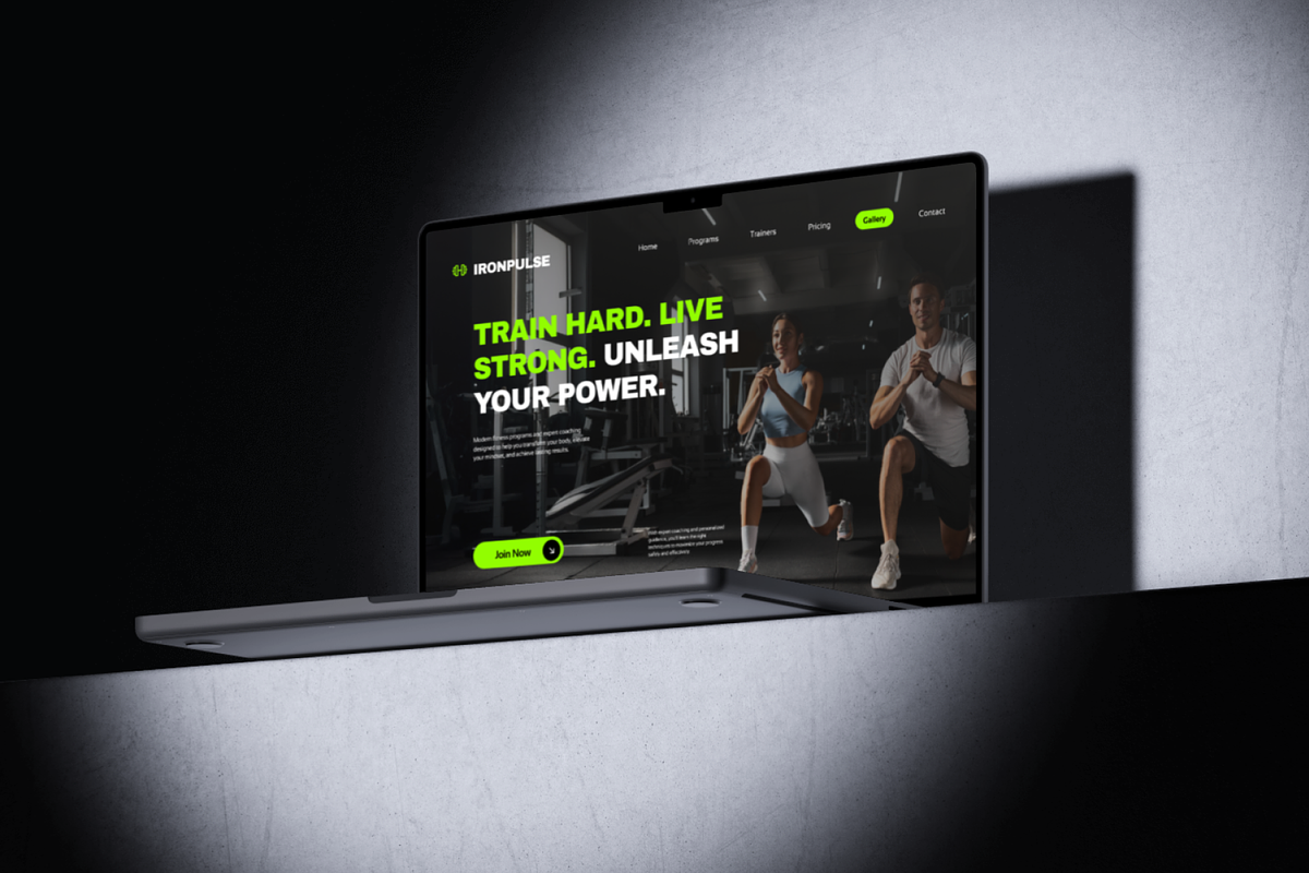Figma Gym & Fitness Landing Page, a Landing Page Template by Musara (Photo 5 of 6)