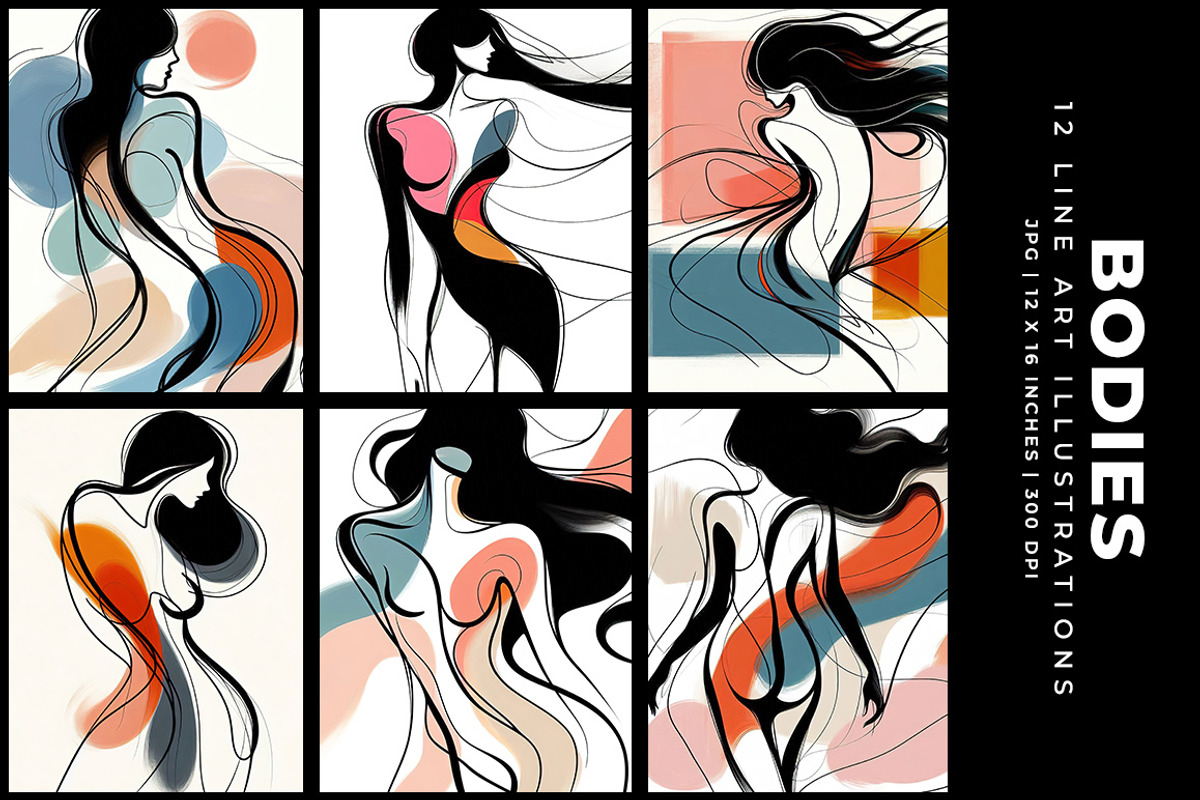 Bodies, a Decorative Illustration by Digital Art Creations (Photo 3 of 7)