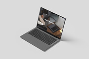 LAPTOP MOCKUP, a Wearable Device Mockup by kebunmockup (Thumbnail 2 of 5)