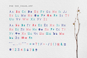 For You! Decorative & Colored Fonts, a Serif Font by Cosmic Store (Thumbnail 15 of 17)
