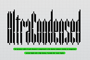 Pixel Condensed Pixelated Condensed, a Handwritten Font by gracetype_studio (Thumbnail 2 of 12)