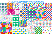 Bright colorful geometric patterns, a Pattern Graphic by ExpressShop (Thumbnail 1 of 9)
