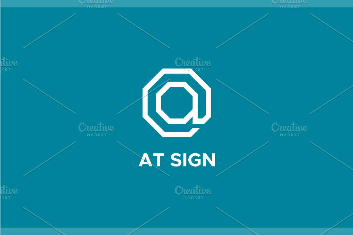 At Sign Logo, a Branding & Logo Template by yopie