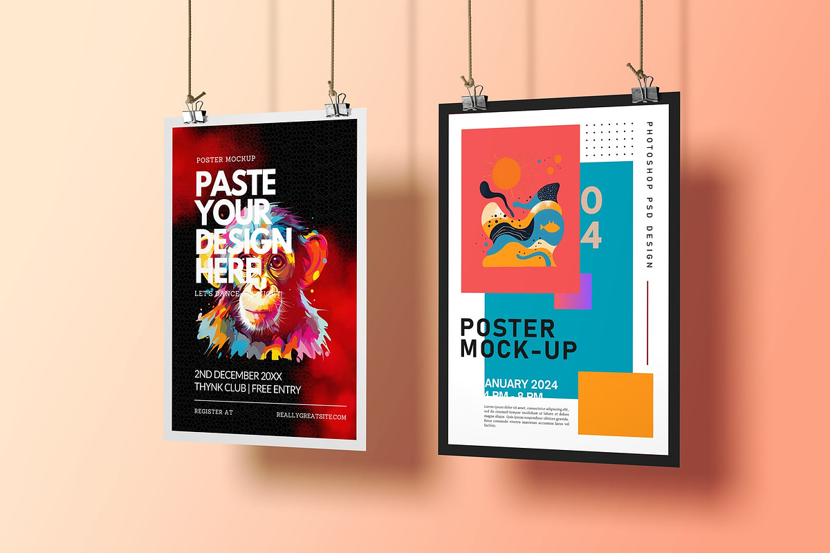Poster Mockup, a Product Mockup by Sweetdady (Photo 3 of 4)