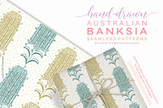 Australian Banksia Seamless Patterns, a Pattern Graphic by Sketchbook Designs (Thumbnail 4 of 7)