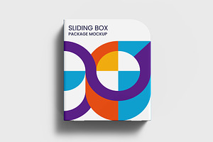 Sliding Box Mockup - 8 Views