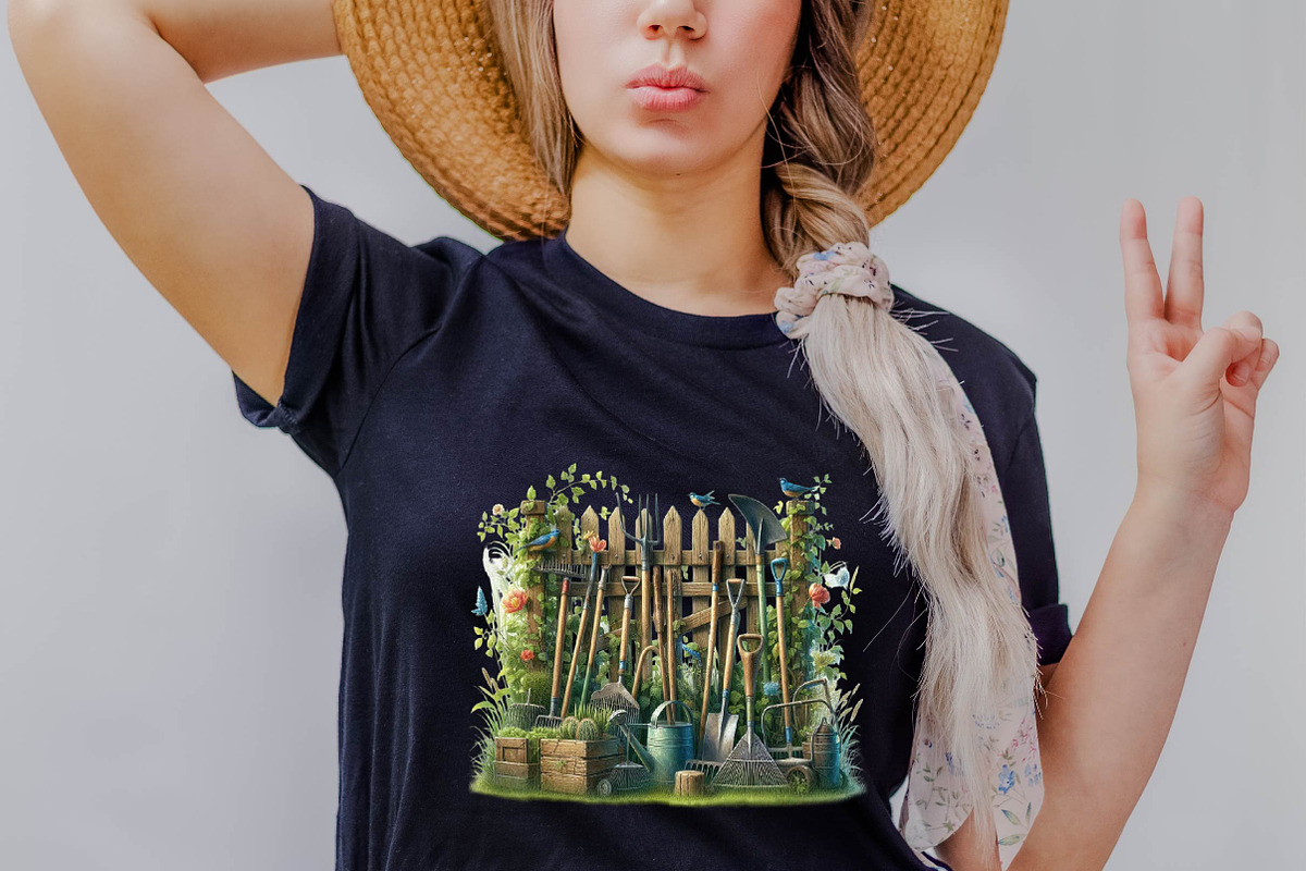 Summer Wooden Fence Sublimation Clip, an Illustration by SVGArt (Photo 5 of 8)