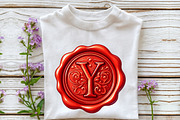 Red Wax Stamp Letter Clipart Bundle, an Illustration by Rose Art (Thumbnail 3 of 7)