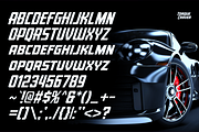 Torque Craver - Fast Racing Fonts, a Sans Serif Font by Konstantine Studio (Thumbnail 3 of 3)