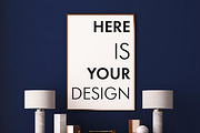 15 mockup of posters in the interior, a Print Template by FilL239 (Thumbnail 14 of 16)