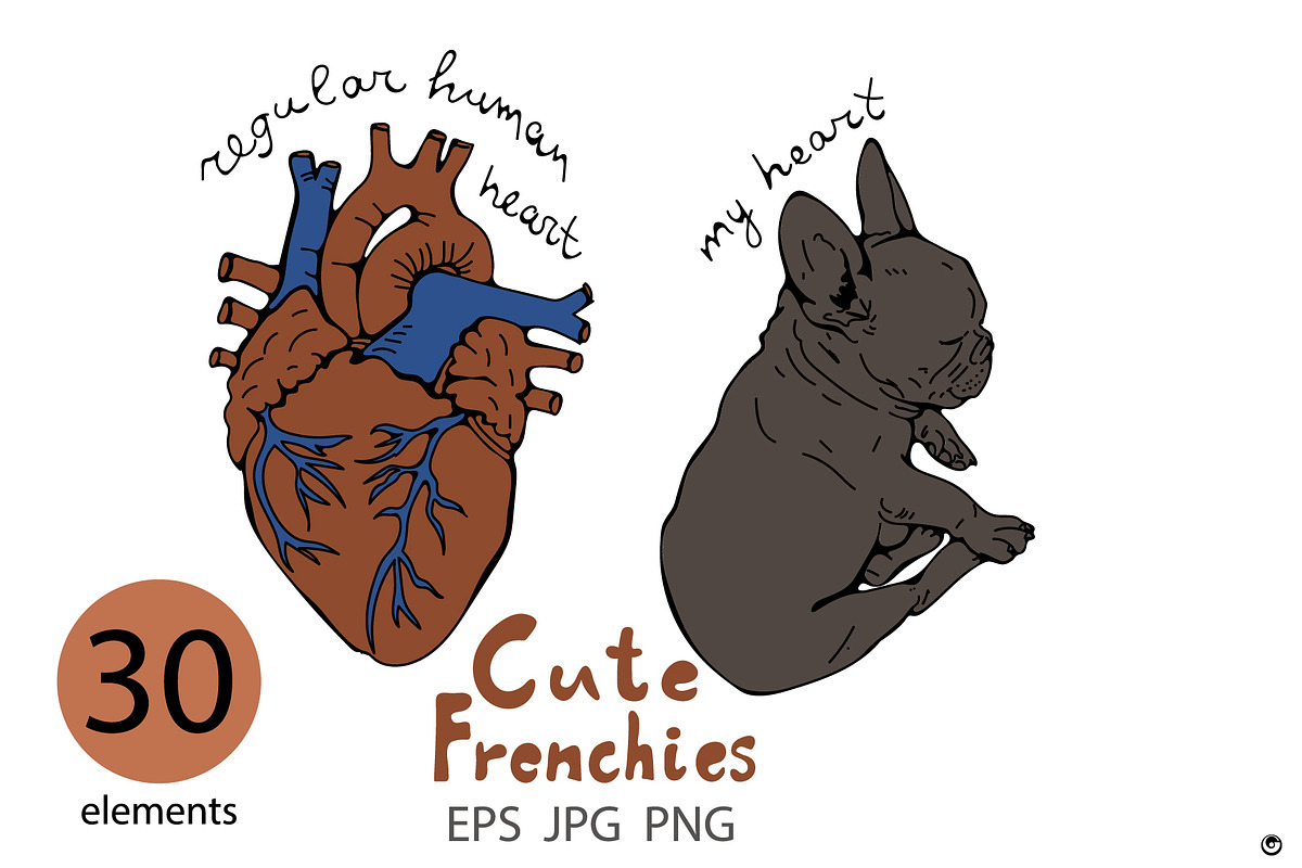 Frenchies, an Animal Illustration by Olillia (Photo 6 of 7)