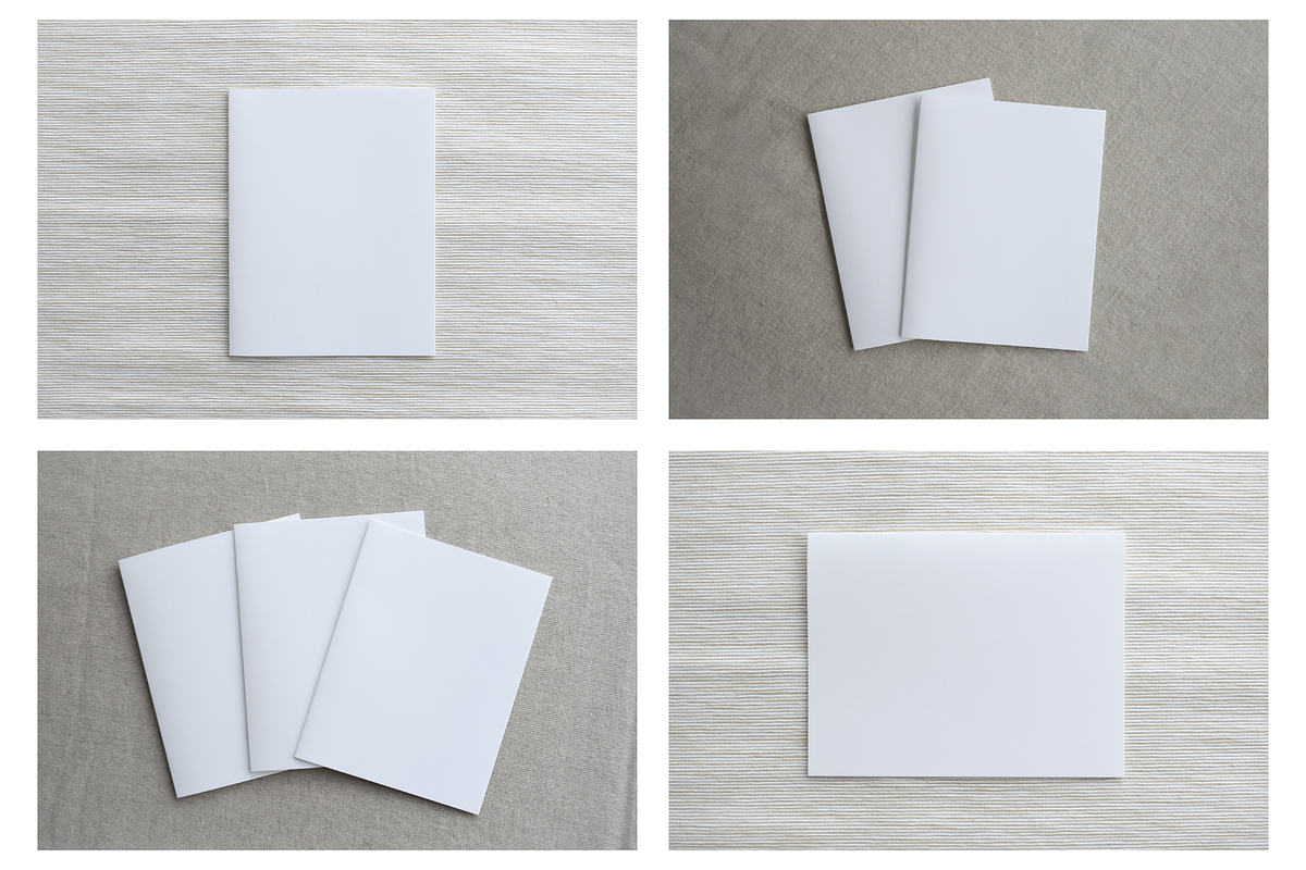 A2 Greeting Card Mockup Bundle 4, a Household Mockup by Saguaro Digital (Photo 3 of 9)