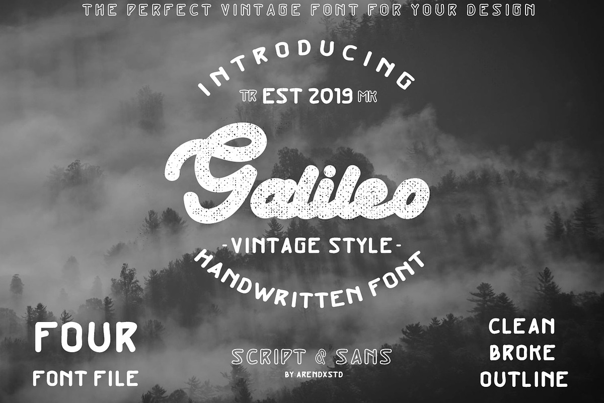 Galileo Vintage Font