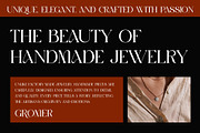 GROMER Elegant Ligature Serif, a Font by Alfinart (Thumbnail 2 of 10)