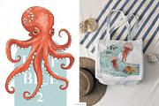 Deep Blue Illustrations #2, an Animal Illustration by GVGraphics (Thumbnail 5 of 12)