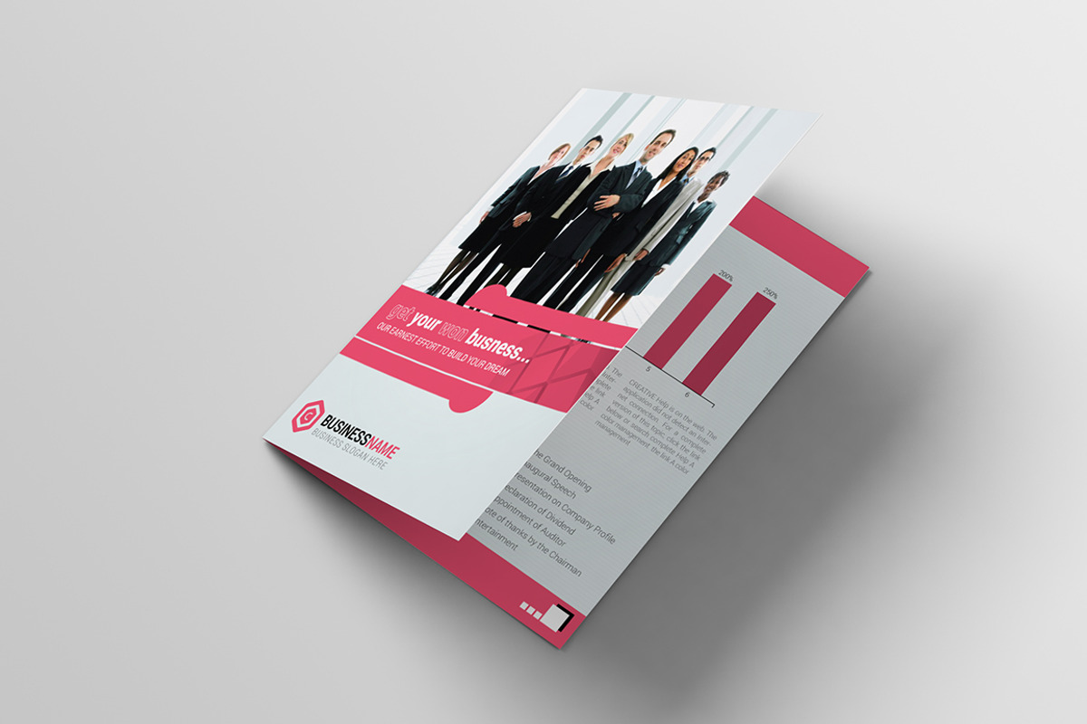 Bi-Fold Brochure Template, a Brochure Template by ideaz_sabbir (Photo 2 of 6)