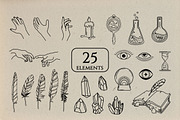 Magic illustration set, an Illustration by Onceli*art (Thumbnail 3 of 11)