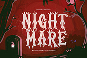 Nightmare - Horror Font, a Handwritten Font by StringLabs (Thumbnail 1 of 9)