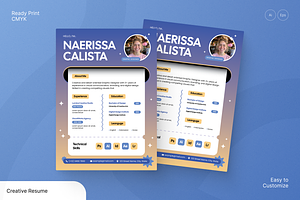 Creative Resume, a Resume Template by Annora Studio