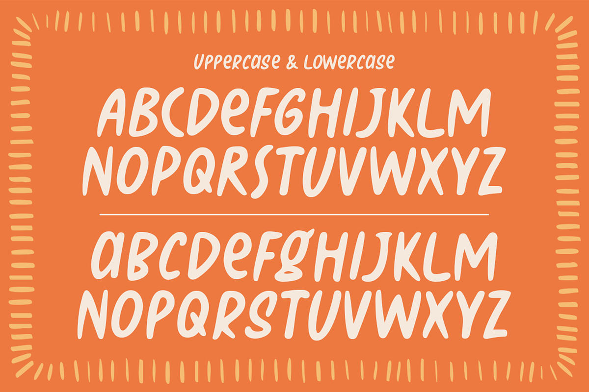 Wave on Earth Beach Handwritten Font, a Handwritten Font by Pekotype (Photo 3 of 15)