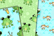 Frog patterns, a Pattern Graphic by DarinaDigital (Thumbnail 3 of 6)